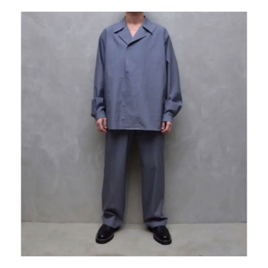 22SS WASHED FINX TWILL P/O SHIRTS 常田大希　4