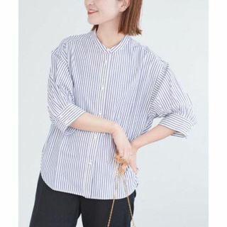 スピックアンドスパン ストライプシャツ シャツ/ブラウス(レディース
