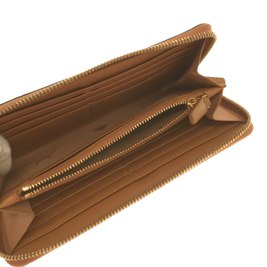 MCM ラウンドファスナー長財布 ラインストーン - 長財布