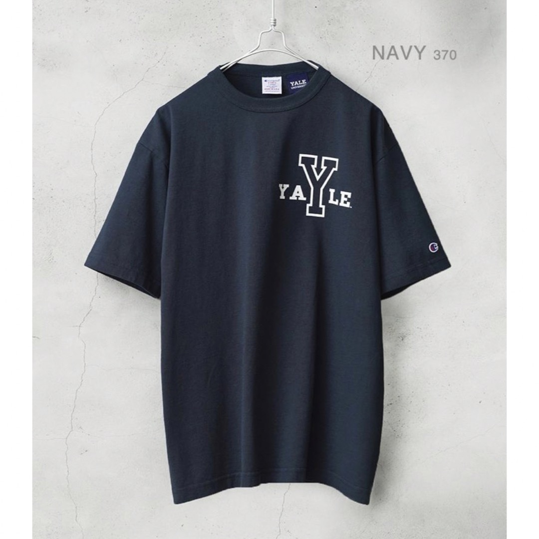 【新品】Champion T-1011 カレッジtシャツ YALE ラバーロゴ