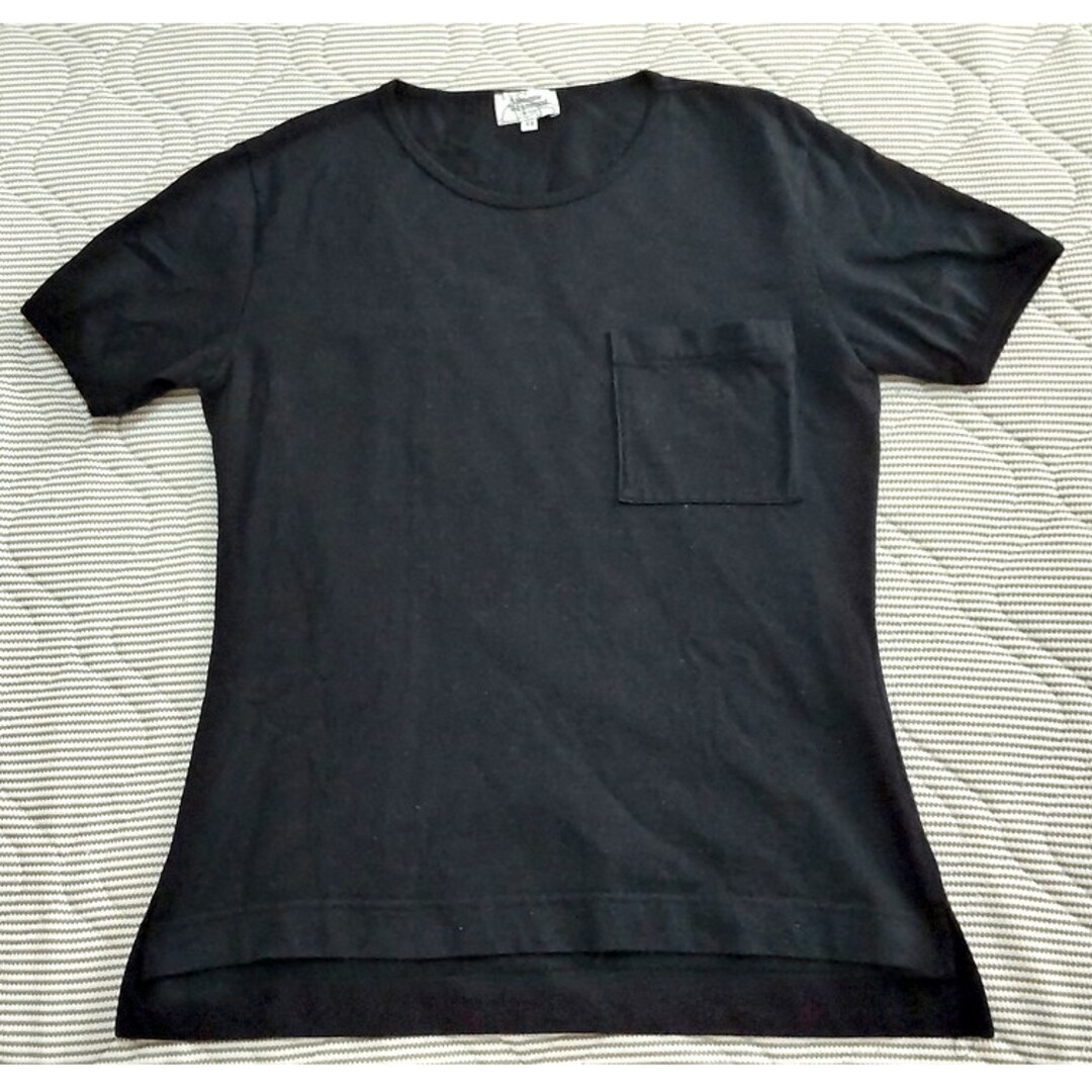 Vivienne Westwood(ヴィヴィアンウエストウッド)のVivienne Westwood MAN オーブ 刺繍 ポケットTシャツ レディースのトップス(Tシャツ(半袖/袖なし))の商品写真