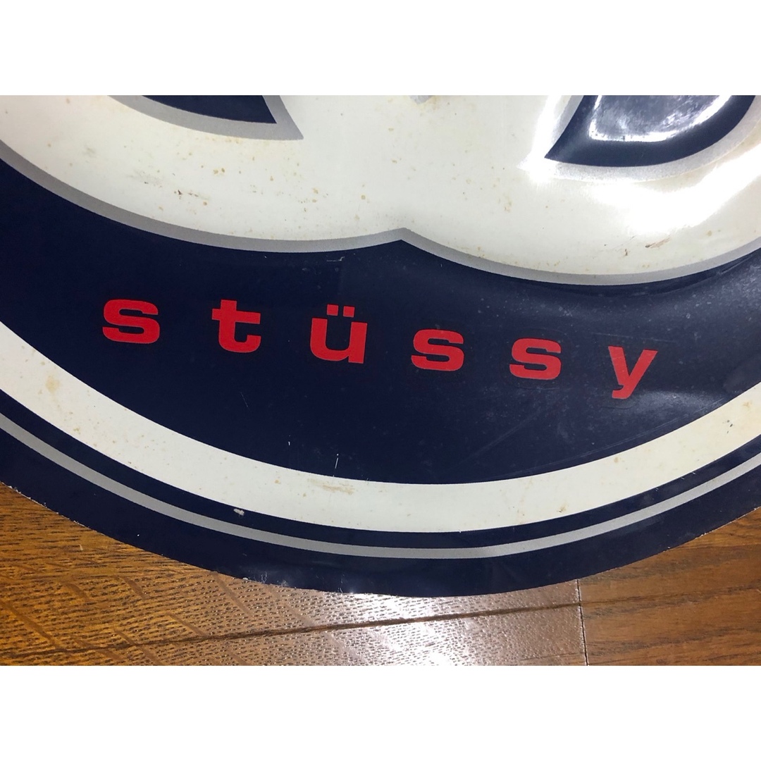 ビンテージ!90年代レア!看板 ロゴstussy プレートオールド-