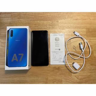 ギャラクシー(Galaxy)のSAMSUNG 　Galaxy A7 　ブルー 　SM-A750C 　64(スマートフォン本体)