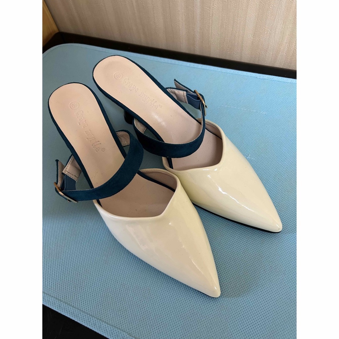 Crape myrtle オシャレヒール サンダル レディースの靴/シューズ(ハイヒール/パンプス)の商品写真