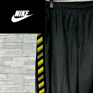 ナイキ(NIKE)の【希少デザイン】00s ナイキ ナイロンパンツ ドローコード サイドライン XL(その他)