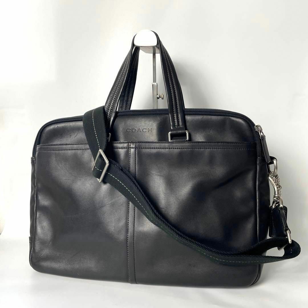 COACH - 【美品】コーチ レキシントン コミューター ブラック レザー