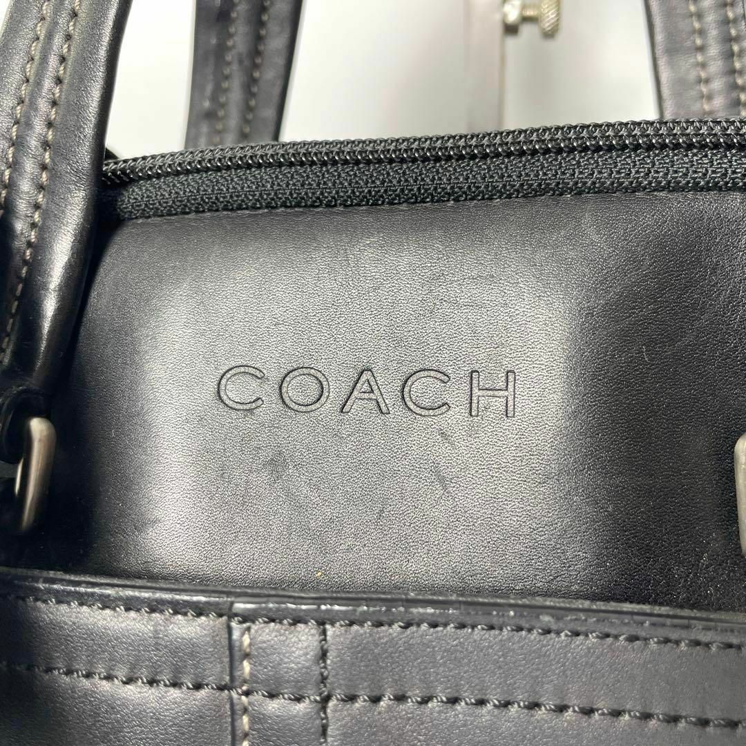 COACH - 【美品】コーチ レキシントン コミューター ブラック レザー