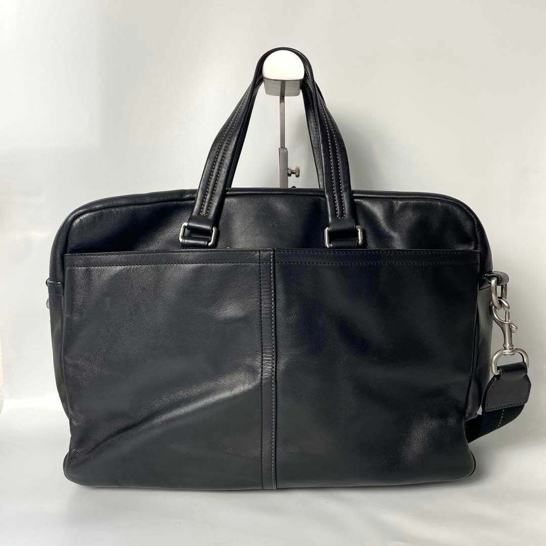 COACH - 【美品】コーチ レキシントン コミューター ブラック レザー