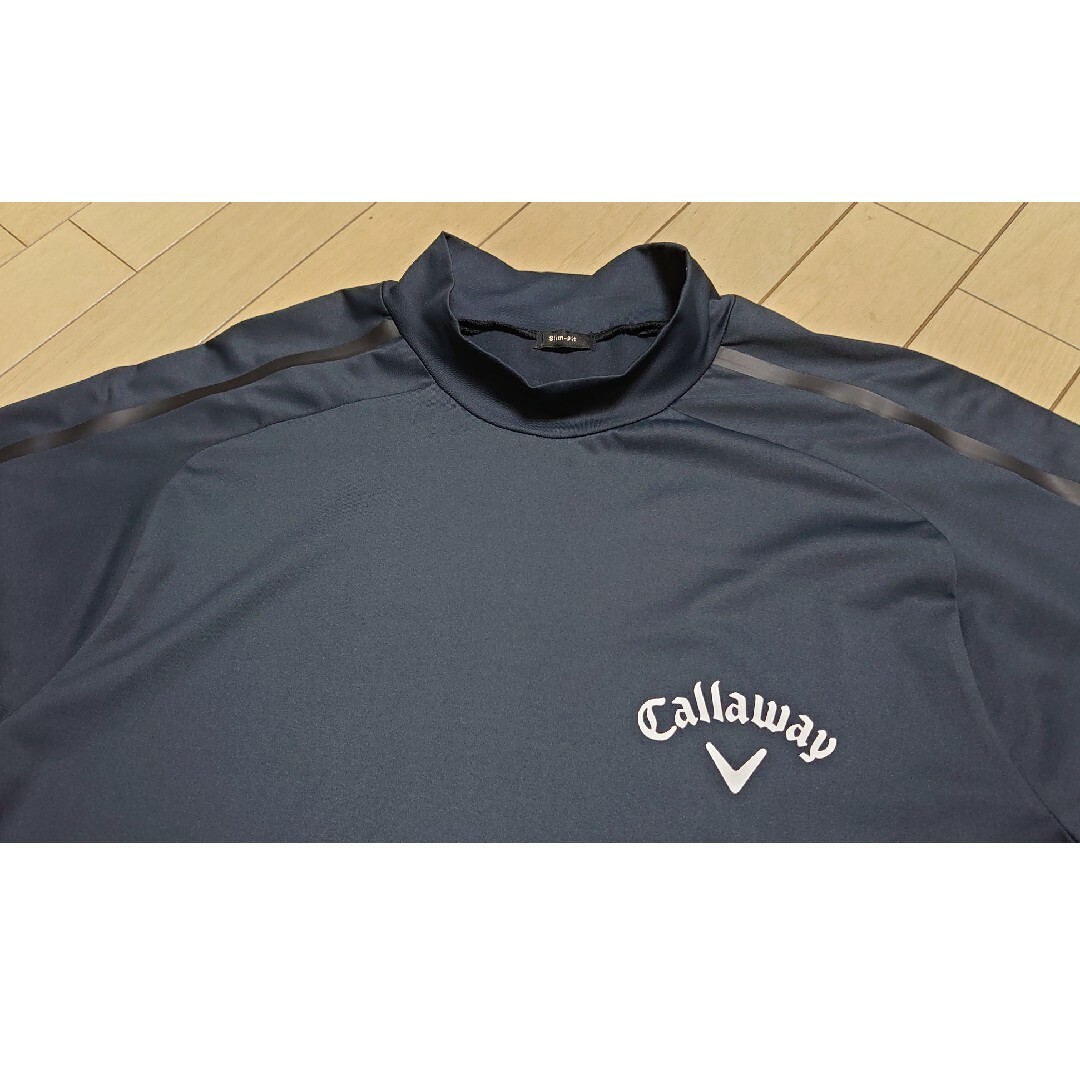 極美品■キャロウェイ RED LABEL レッドレーベル 半袖モックシャツ■L