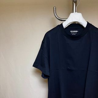 新品 M JIL SANDER 22aw パックTシャツ 紺 バラ 4582