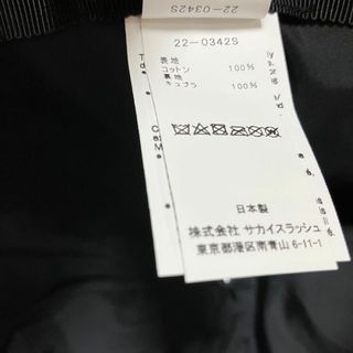 sacai - 新品 22SS SACAI ペイズリー CAP 帽子 4192の通販 by Hiro1313