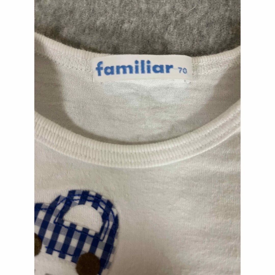 【新品未使用】familiar 長袖Tシャツ\u0026スタイ