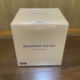 BALMUDA The Pot BLACK(電気ポット)