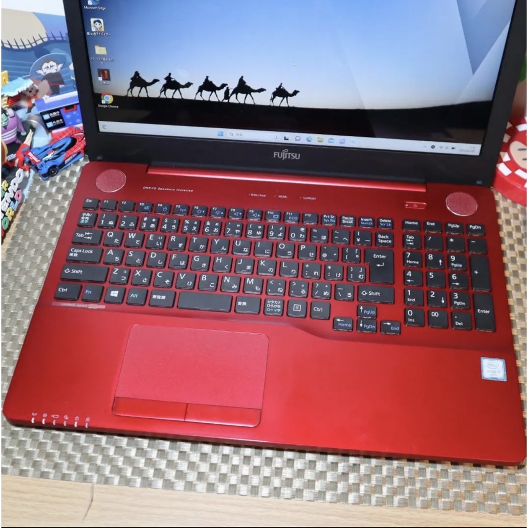 美品Win11高性能Corei7/SSD512/メ16/ブルーレイ/無線/カメラ