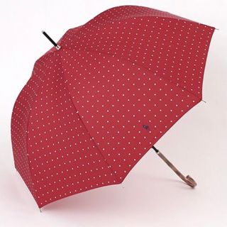 新品　ラルフローレン　長傘　雨傘　ドット　レッド