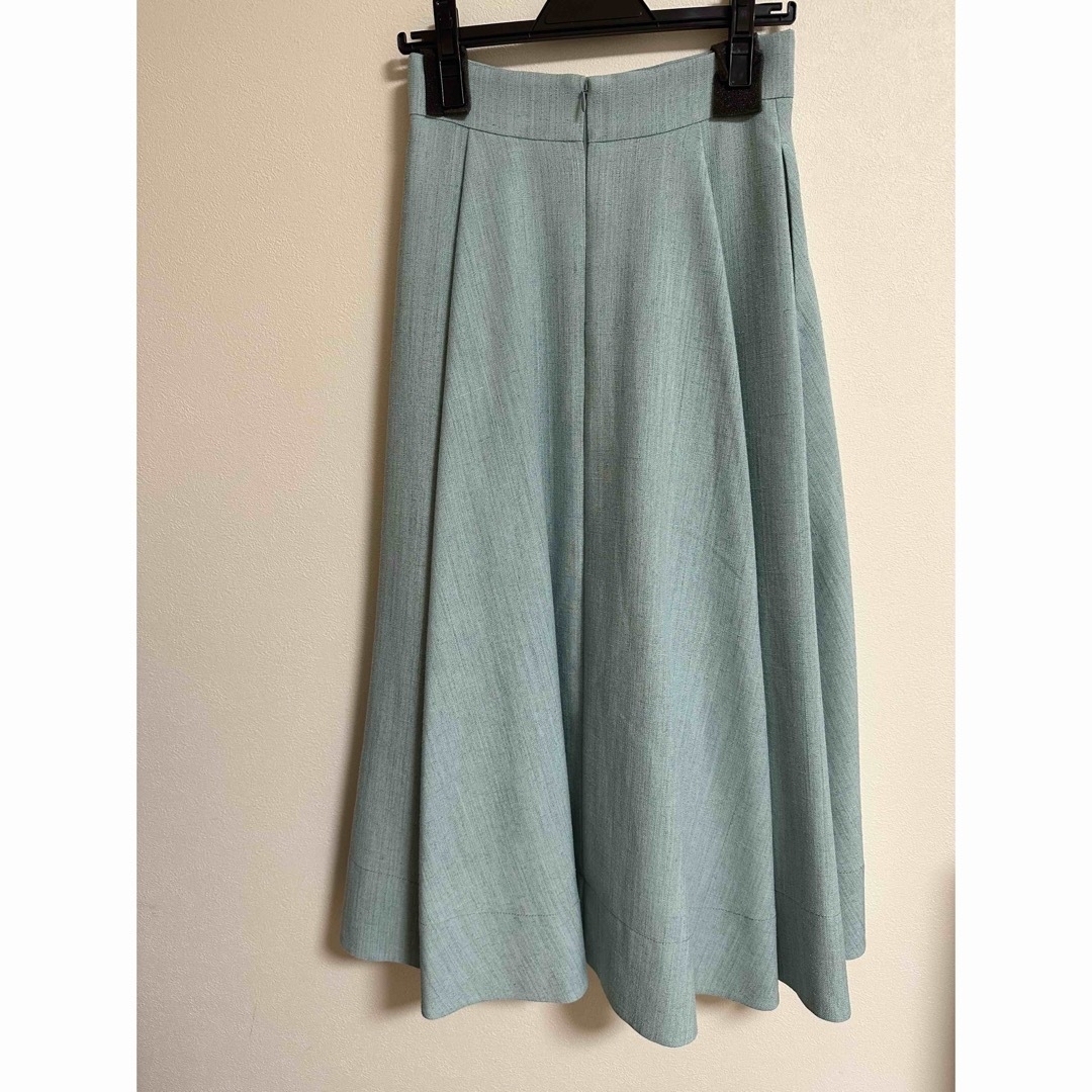 定価8.9万円】エブール ebure メランジビスリネン フレアスカート