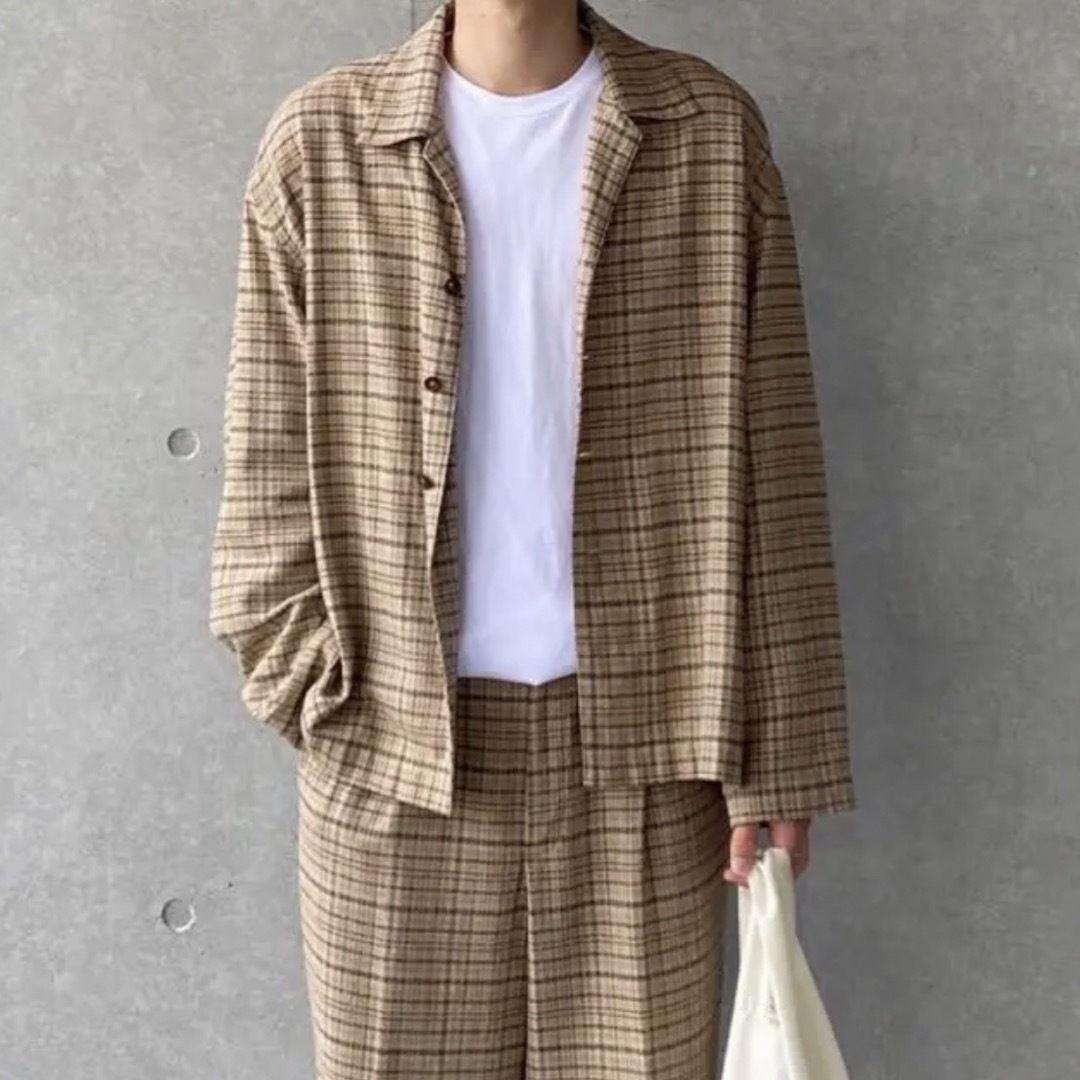 値下げ　AURALEE SILK SUMMER TWEED SETUP