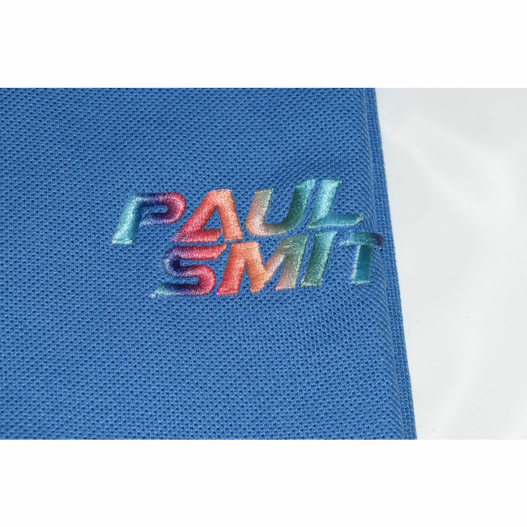 Paul Smith(ポールスミス)の新品☆Paul Smith ロゴ マルチ ポロシャツ☆ブルー☆Lサイズ メンズのトップス(ポロシャツ)の商品写真