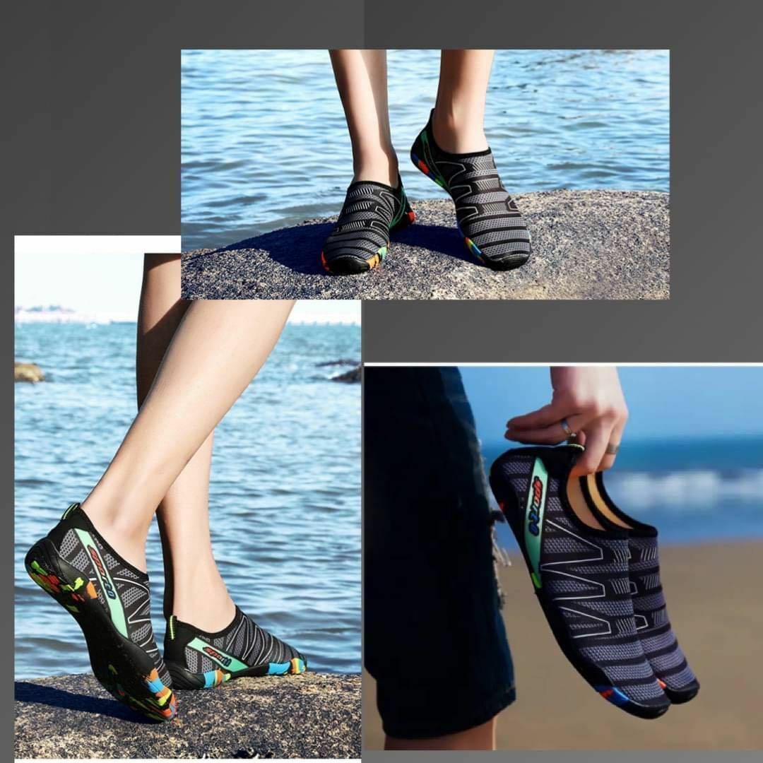 マリンシューズ アクアシューズ 水陸両用 サンダル 靴 軽量 速乾 アウトドア レディースの靴/シューズ(サンダル)の商品写真