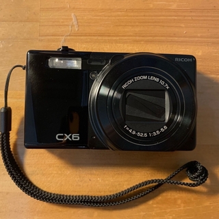 リコー(RICOH)のRICOH デジタルカメラ CX CX6 BLACK【中古】(コンパクトデジタルカメラ)