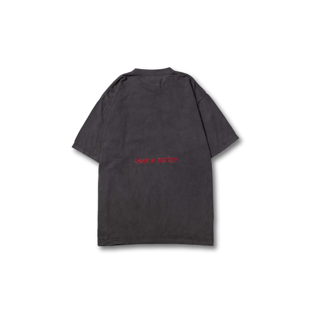 VAULTROOM GAME AND DESTROY TEE L 【新品】Lサイズ チャコール GAME AND DESTROY Tシャツ