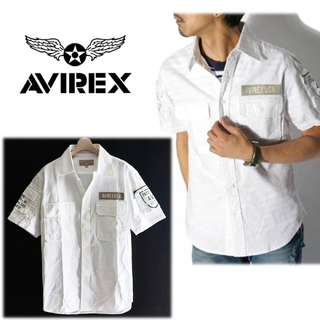 アヴィレックス(AVIREX)の《アヴィレックス》新品 ファティーグ コットンツイル ミリタリーシャツ L(シャツ)