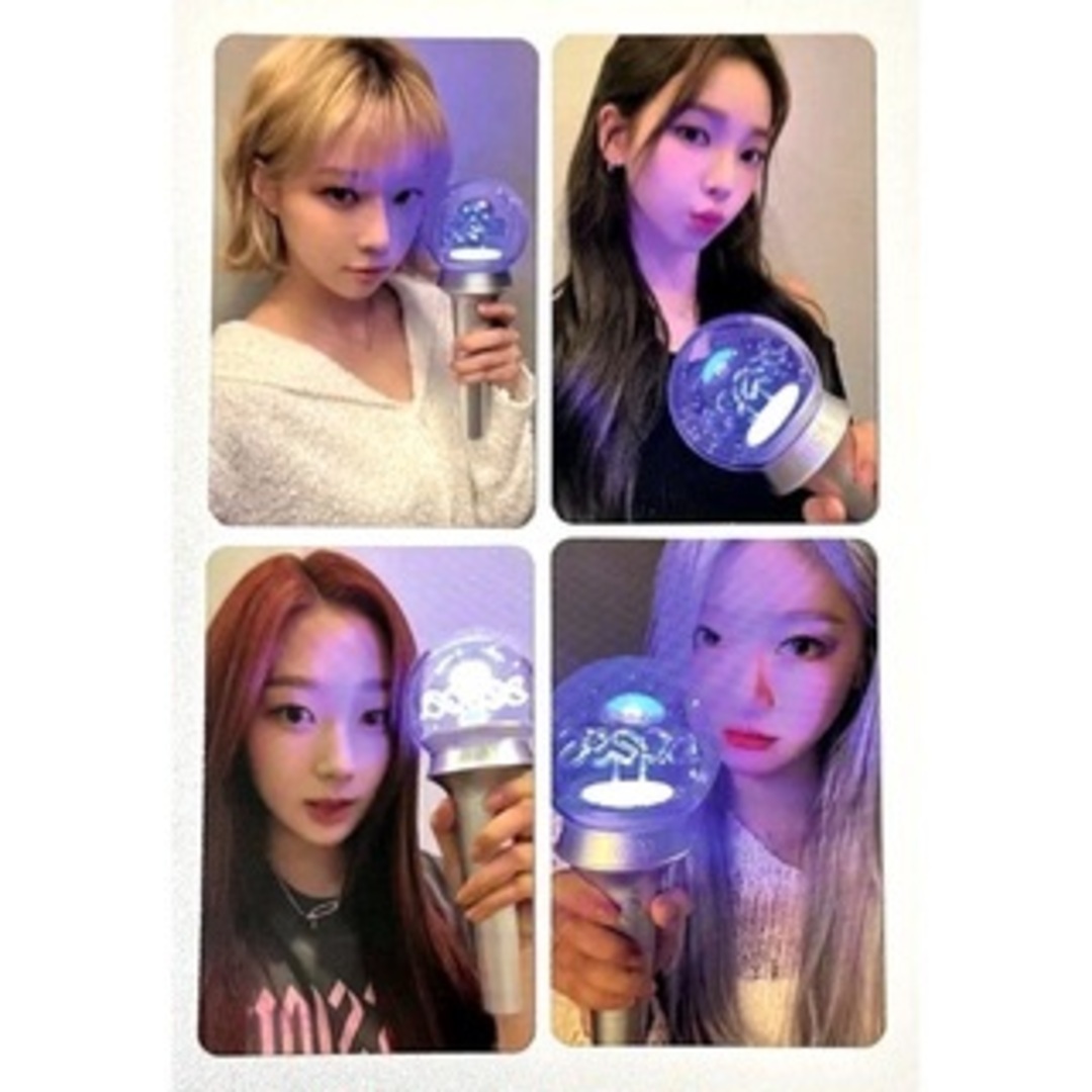 aespa エスパ ペンライト 特典 トレカ 4種 コンプ FAN LIGHTの aespa エスパ ペンライト 特典 トレカ 4種 コンプ FAN LIGHTの