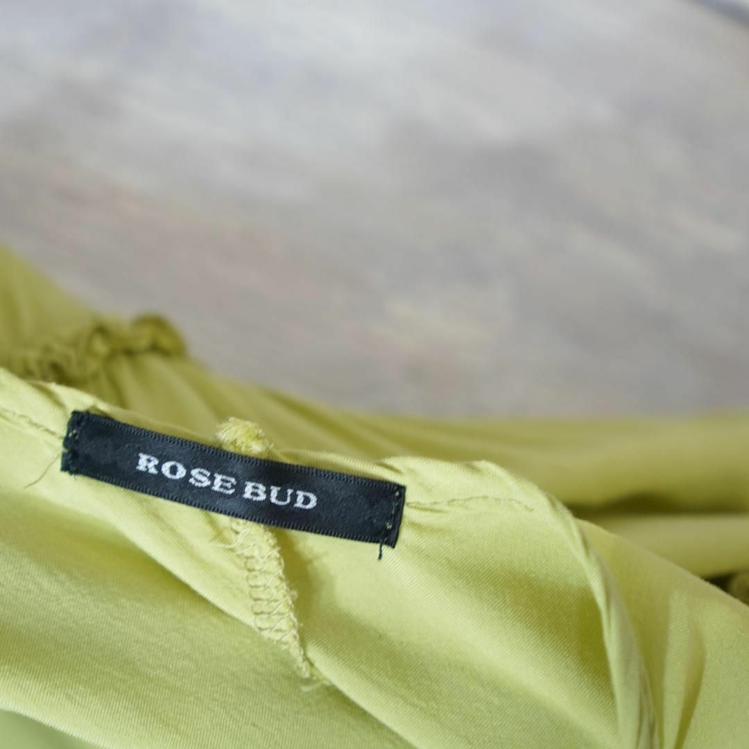 ROSE BUD COUPLES(ローズバッドカップルズ)のROSE BUD COUPLES ギャザータンクミニドレスワンピース イエローF レディースのトップス(シャツ/ブラウス(半袖/袖なし))の商品写真