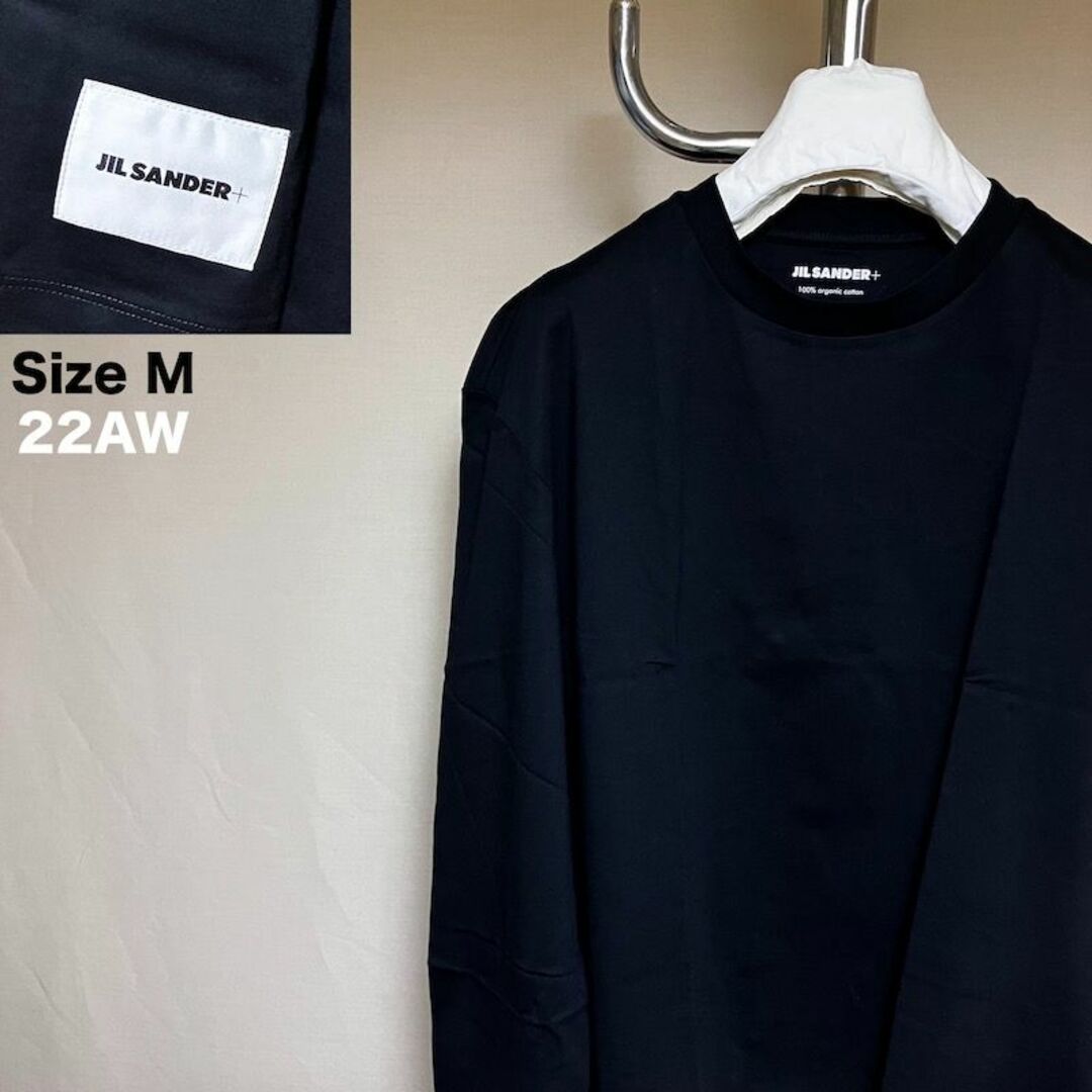 Jil Sander(ジルサンダー)の新品 M JIL SANDER 22aw パックTシャツ 黒 長袖 3631 メンズのトップス(Tシャツ/カットソー(七分/長袖))の商品写真