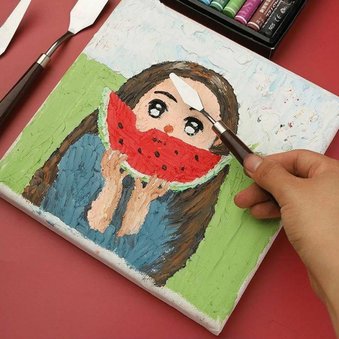 ペインティングナイフ パレットナイフ 5本セット ステンレス 絵画 通販 ペインティングナイフ 匿名配送 パレットナイフ 油絵 アート