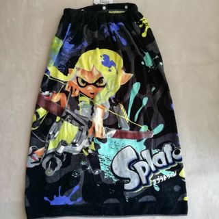 丸眞 スプラトゥーン3 80cm丈 巻きタオル ラップタオル 80×110cm(タオル/バス用品)