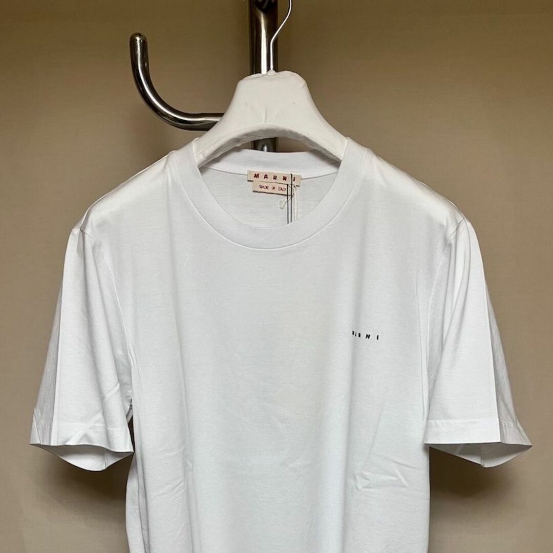 Marni - 新品 54 22aw MARNI 胸ミニロゴ Tシャツ 白黒 4006の通販 by 