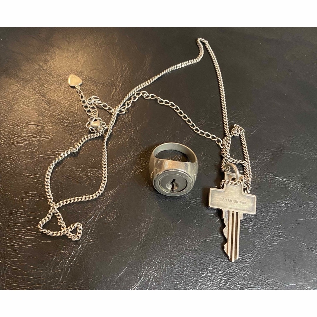 【箱有り】ladmusician 鍵穴　鍵　ネックレス　リングネックレス