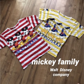 ディズニー(Disney)のmickey family ヴィンテージ　tシャツ(Tシャツ/カットソー(半袖/袖なし))