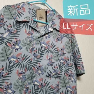 スティッチ(STITCH)の新品 リロ&スティッチ アロハシャツ スティッチ Tシャツ 総柄 ディズニー(シャツ)