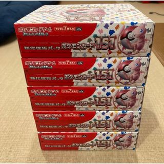 ポケモンカード 151 5box シュリンクなし 151 no shrink - Box/デッキ ...