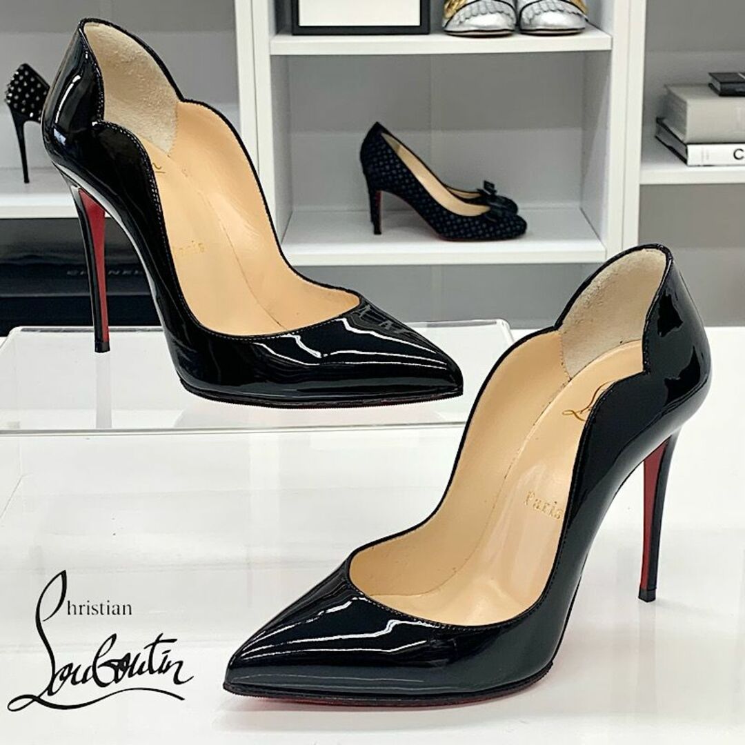 Christian Louboutin - 7251 クリスチャンルブタン パテント パンプス