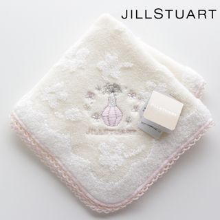 ジルスチュアート(JILLSTUART)の❤新品タグ付き ジルスチュアート タオルハンカチ【香水柄】イエロー❤(ハンカチ)