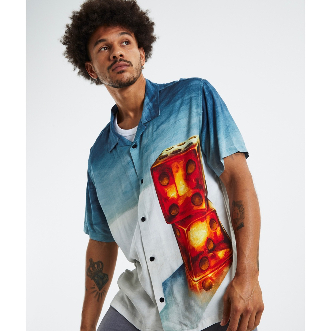 STUSSY - Stussy Dice Painting SS Shirt 半袖シャツ Lの通販 by Neo ...