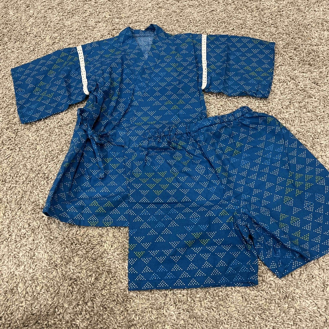 甚平　110cm 100cm キッズ キッズ/ベビー/マタニティのキッズ服男の子用(90cm~)(甚平/浴衣)の商品写真