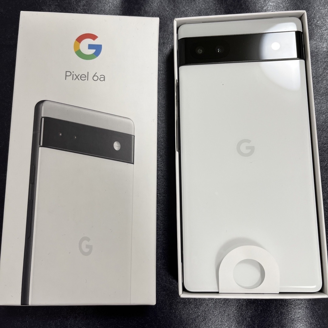 Google Pixel(グーグルピクセル)のGoogle Pixel6a chalk 白 本体 未使用 グーグル ピクセル スマホ/家電/カメラのスマートフォン/携帯電話(スマートフォン本体)の商品写真