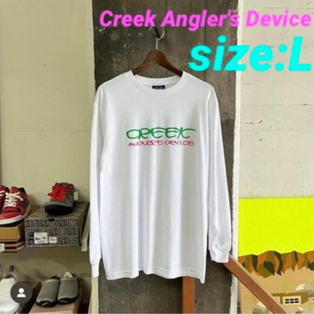 2023セール Creek Creek ロングスリーブTシャツ Angler´s ロゴ ロンT