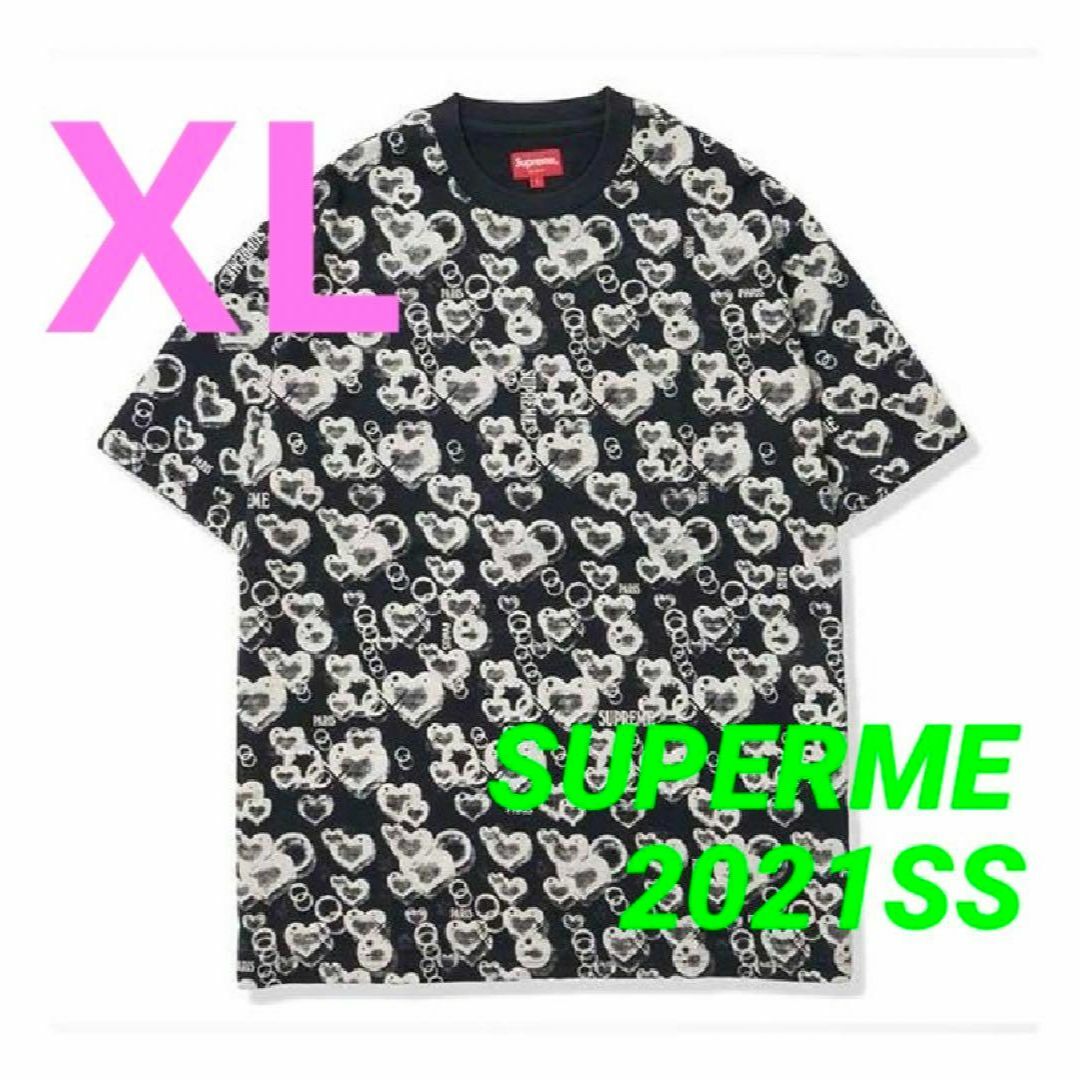 Supreme Jacquard Bubble Hearts Top