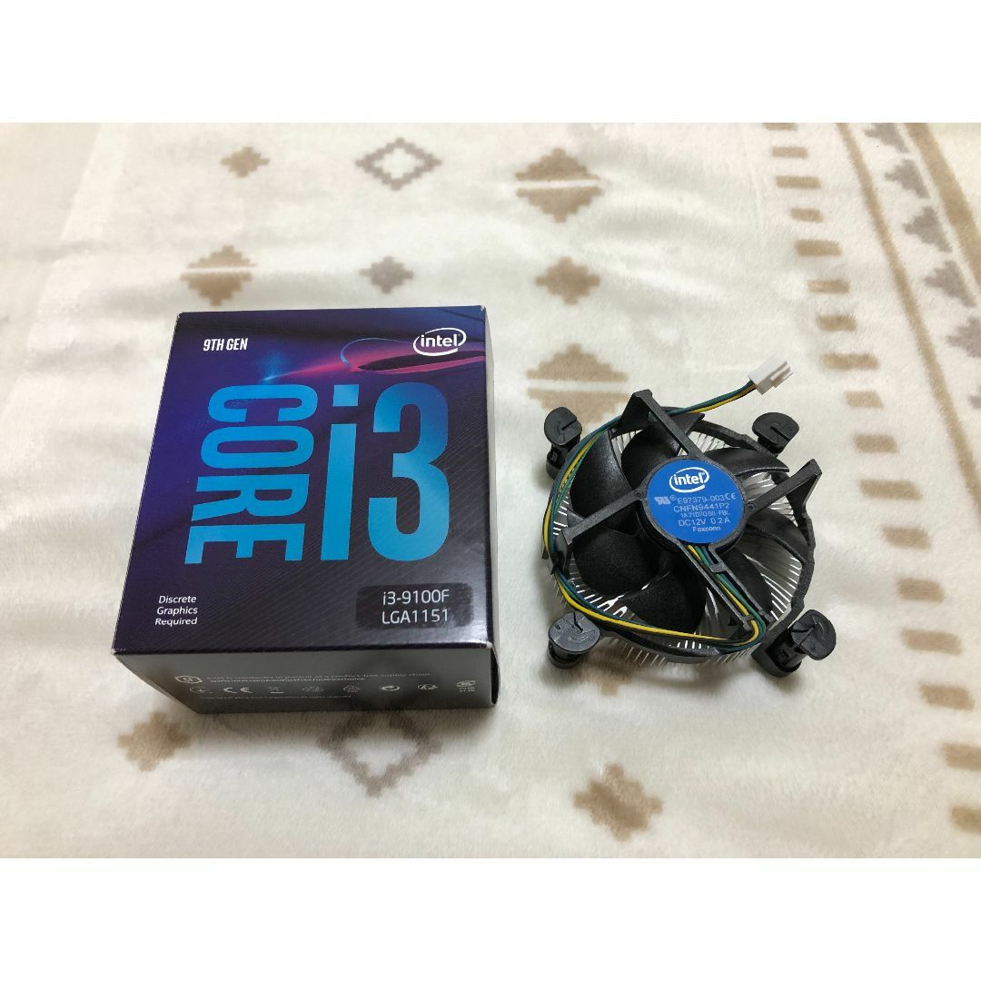 intel i3 9100F + ASUS PRIME H310M-E R2.0 - PCパーツ