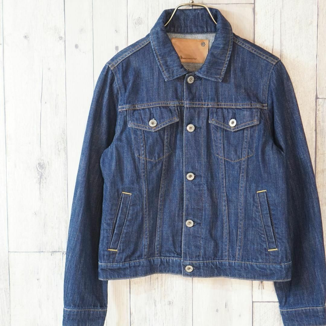 earth music ecology earth musicecology デニムジャケットGジャン ブルーMの通販 by jucica_clothes shop|アースミュージックアンドエコロジーならラクマ earth デニムジャケット レディースM