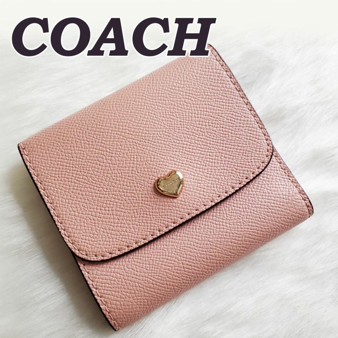 新品☆COACH コーチ レディース三つ折り財布 花柄