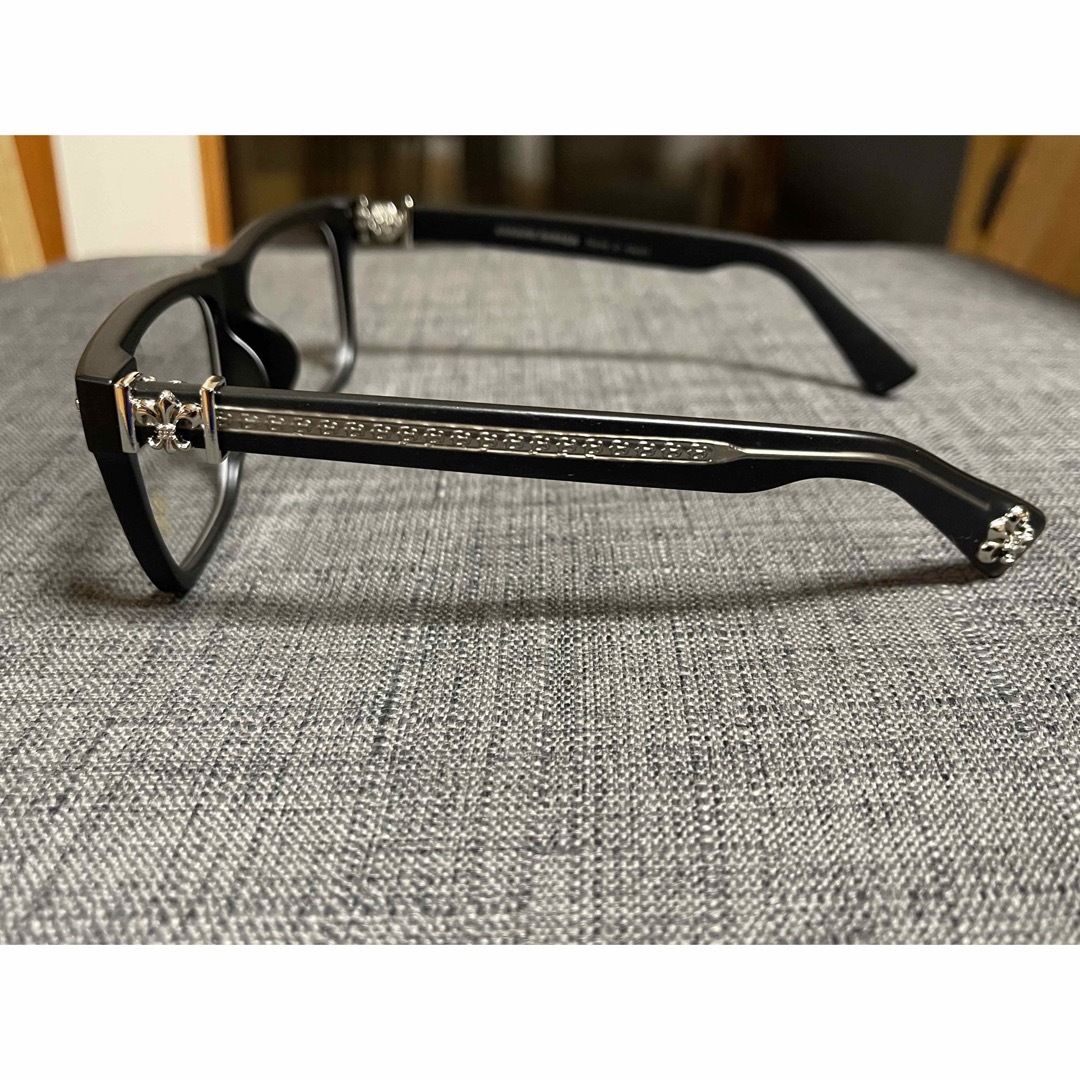 ⚠️新品★高級仕様の眼鏡フレーム❣️メガネフレーム②ブラック×メタル（黒×銀） メンズのファッション小物(サングラス/メガネ)の商品写真