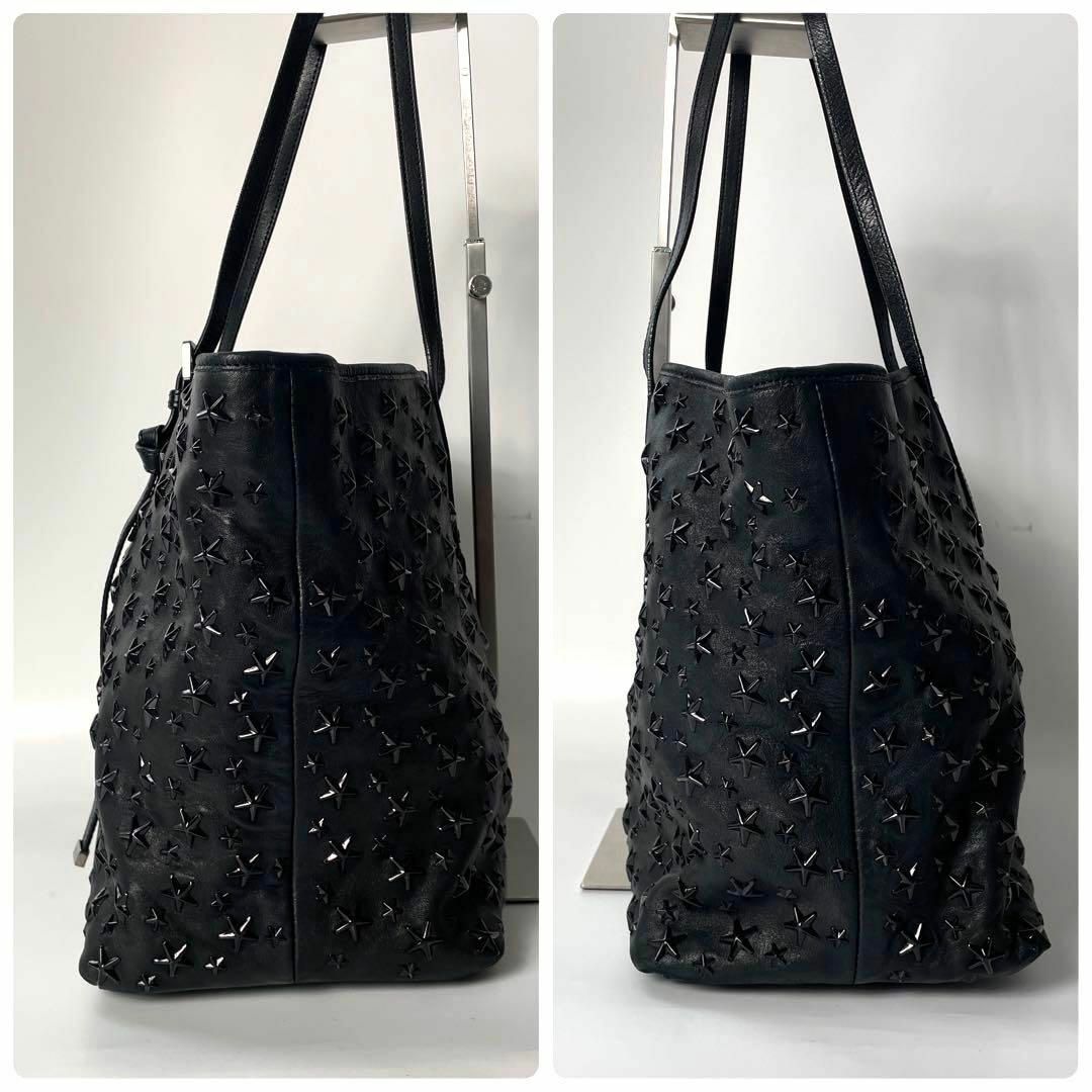 JIMMY CHOO - 【美品】ジミーチュウ サシャ ブラック スタッズ 肩掛け