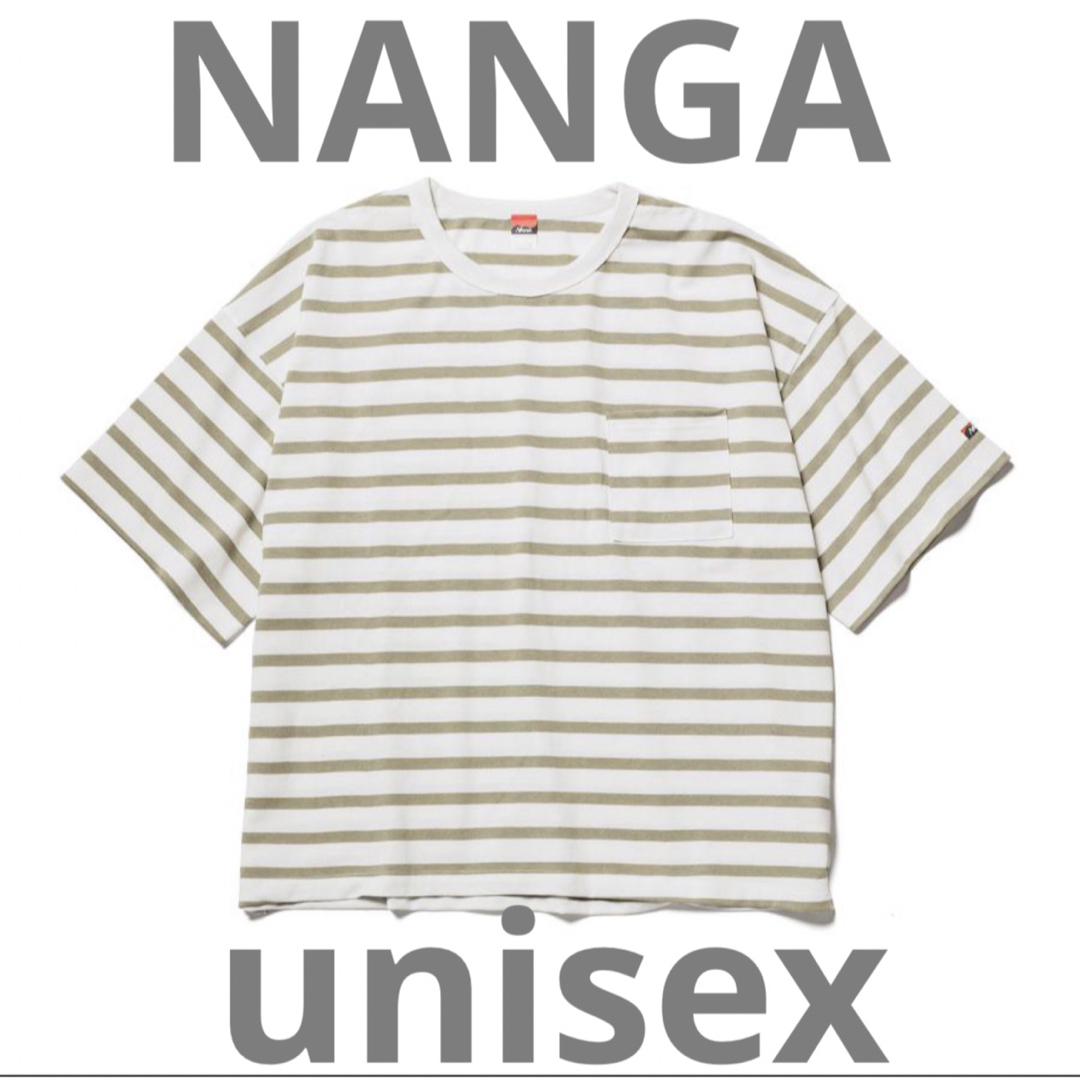 NANGA ナンガ Tシャツ ボーダー  エコハイブリッド LEAF