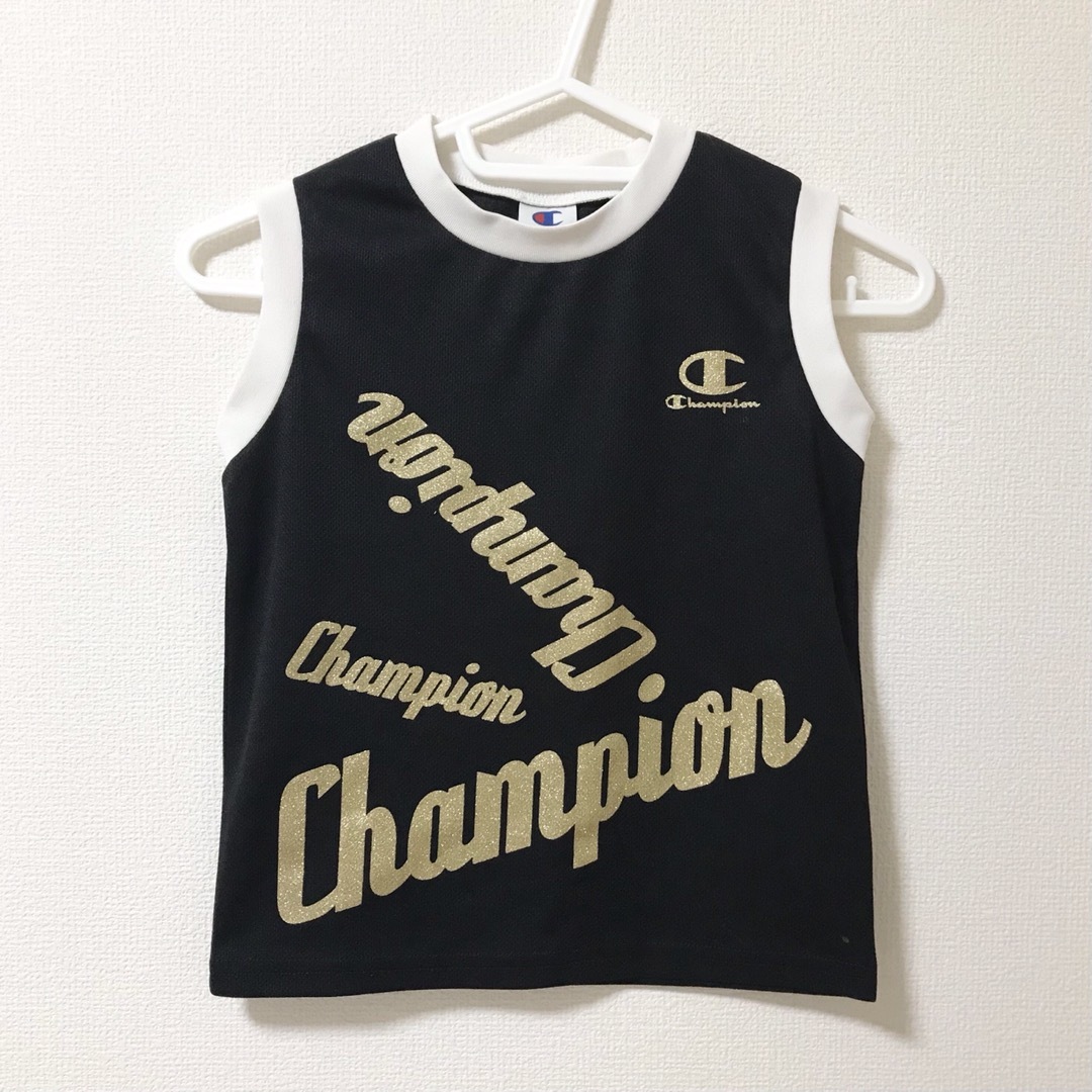 Champion(チャンピオン)の【美品】チャンピオンタンクトップ110 キッズ/ベビー/マタニティのキッズ服男の子用(90cm~)(Tシャツ/カットソー)の商品写真